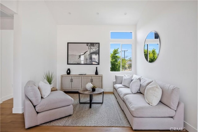 2102 Marshallfield Ln Unit A, Redondo Beach, CA 90278 - living room featuring wood finished floors and baseboards