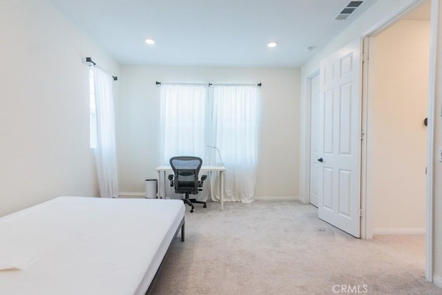 27474 Quiet View Pl, Valencia, CA 91381 - bedroom featuring light colored carpet and recessed lighting