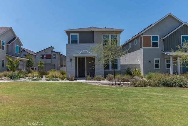 27474 Quiet View Pl, Valencia, CA 91381 - view of front of property featuring stucco siding and a front lawn