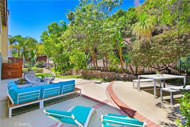 3090 Mangular Ave, Corona, CA 92882 - view of patio / terrace featuring outdoor dining area and outdoor lounge area