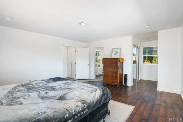 1736 Bellington Ln, Fallbrook, CA 92028 - bedroom with wood finished floors and recessed lighting