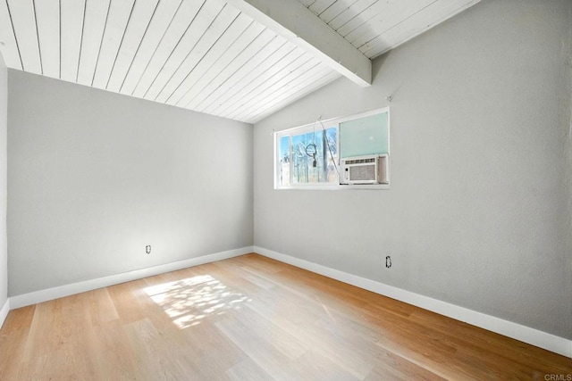 9738 Jamacha Blvd, Spring Valley, CA 91977 - unfurnished room with wooden ceiling, wood finished floors, and cooling unit