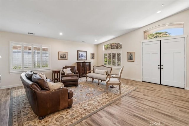 232 Loretta Way, Calimesa, CA 92320 - living area featuring light wood-style floors and recessed lighting