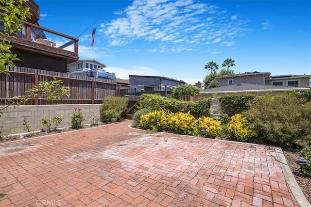625 High Dr, Laguna Beach, CA 92651 - fenced backyard with a patio area