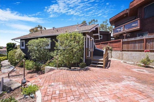 625 High Dr, Laguna Beach, CA 92651 - back of house with a patio and a wooden deck
