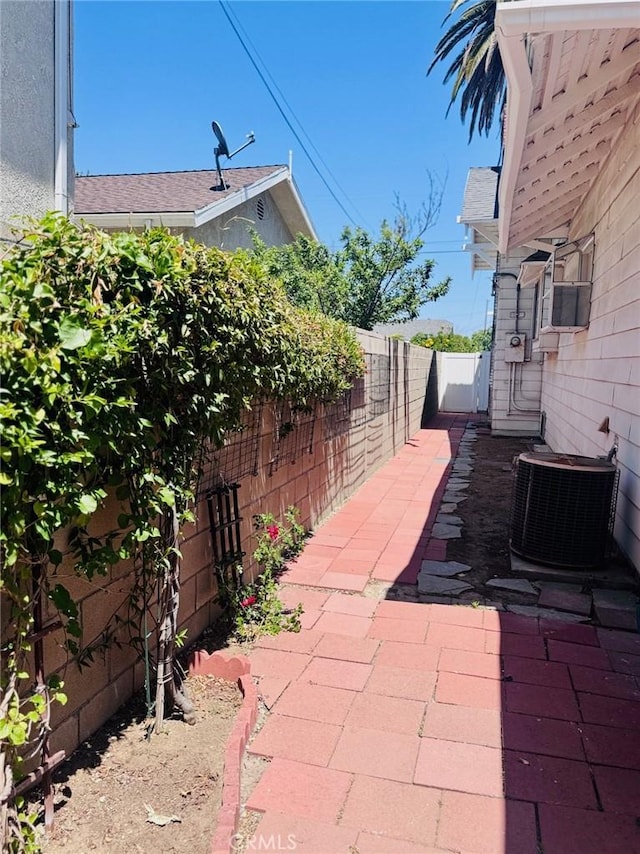 1809 S 5th St, Alhambra, CA 91803 - fenced backyard featuring a patio area and cooling unit