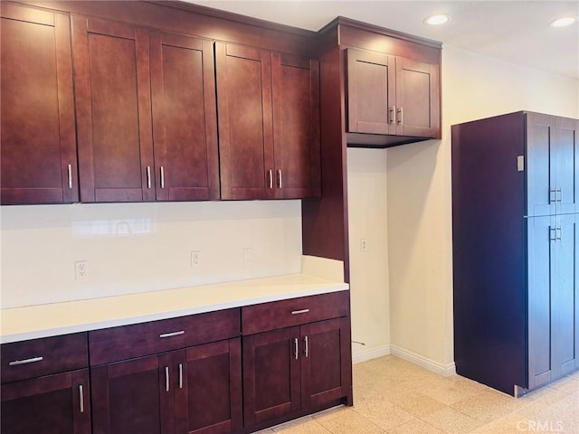 1809 S 5th St, Alhambra, CA 91803 - kitchen featuring light countertops, recessed lighting, and light flooring