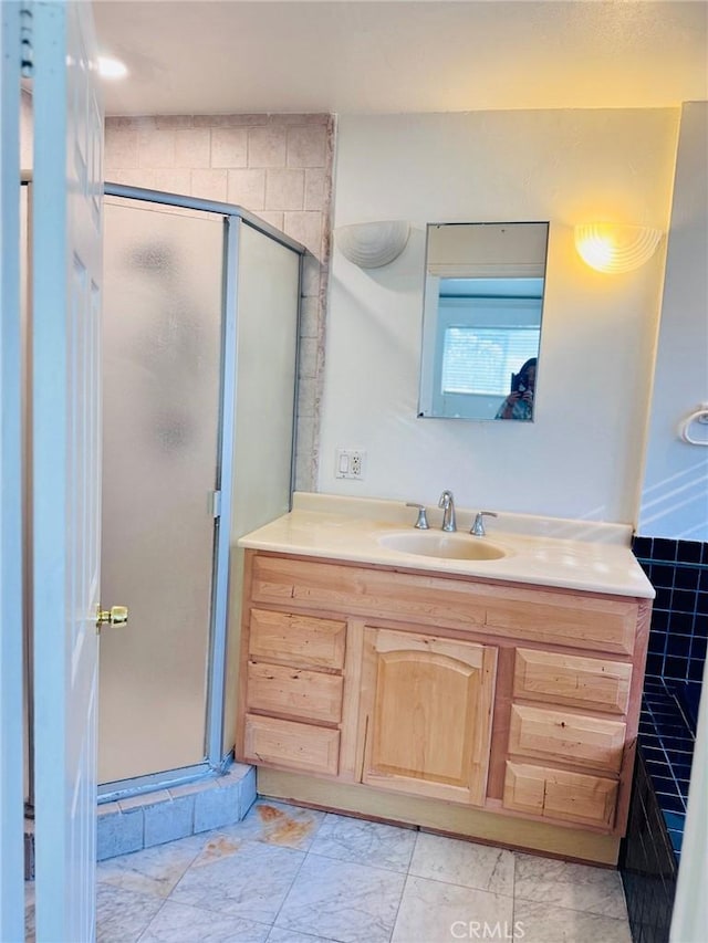 1809 S 5th St, Alhambra, CA 91803 - full bath with vanity and a shower stall
