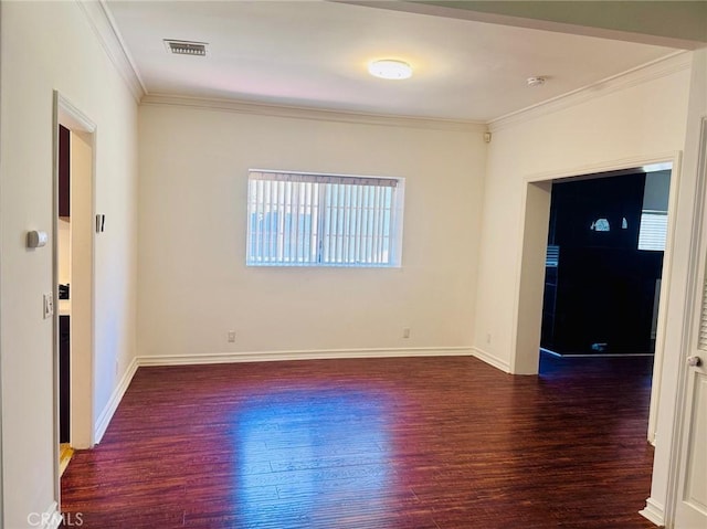 1809 S 5th St, Alhambra, CA 91803 - unfurnished room featuring wood finished floors, crown molding, and a smoke detector