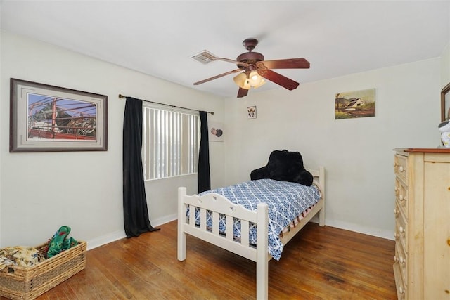 4234 Center Ave, Norco, CA 92860 - bedroom featuring wood finished floors and a ceiling fan