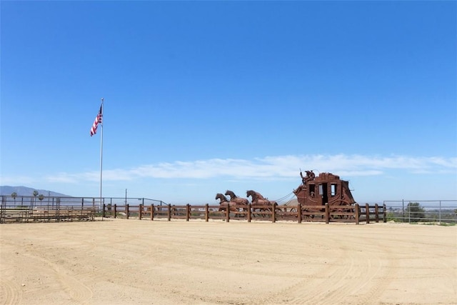 4234 Center Ave, Norco, CA 92860 - view of yard with a mountain view