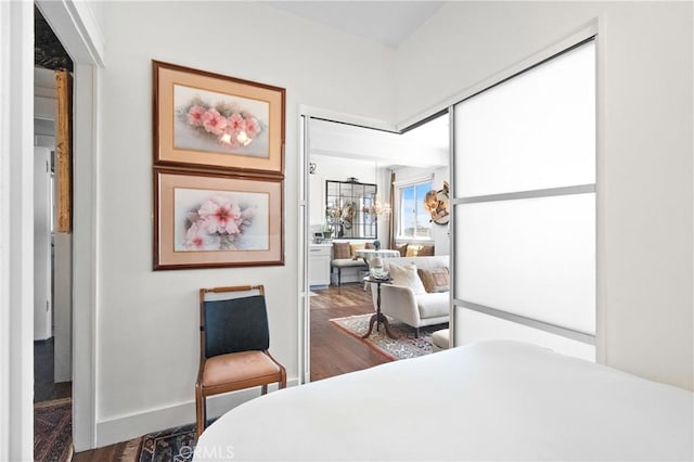 360 W Ocean Blvd Unit 1103, Long Beach, CA 90802 - bedroom featuring wood finished floors and baseboards