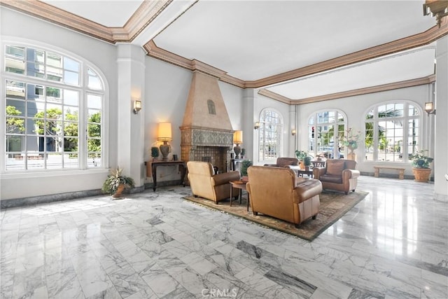 360 W Ocean Blvd Unit 1103, Long Beach, CA 90802 - building lobby featuring crown molding