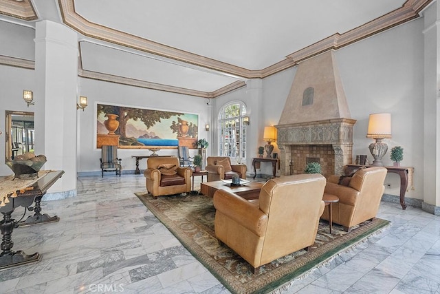 360 W Ocean Blvd Unit 1103, Long Beach, CA 90802 - community lobby with crown molding