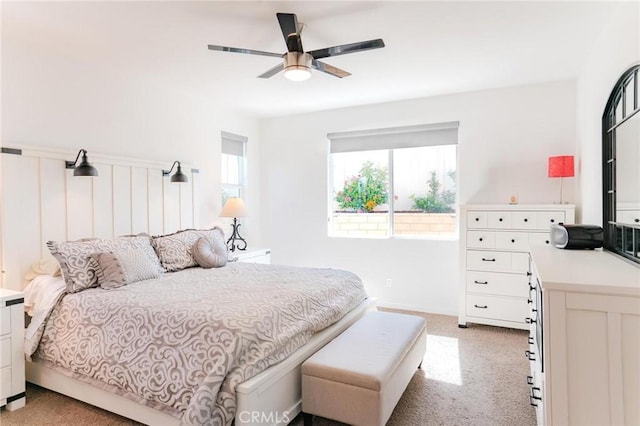 32096 Hyacinth Way, Temecula, CA 92591 - bedroom featuring light carpet and ceiling fan