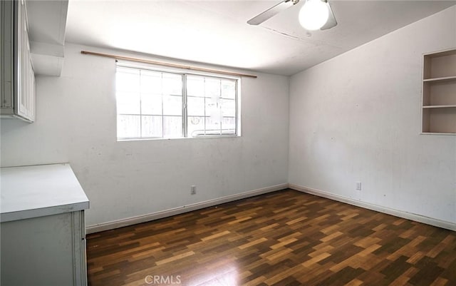267 E 16th St, Costa Mesa, CA 92627 - unfurnished room with wood finished floors and a ceiling fan