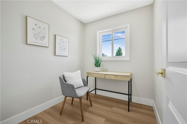 1347 W Princeton St, Ontario, CA 91762 - sitting room featuring wood finished floors and baseboards