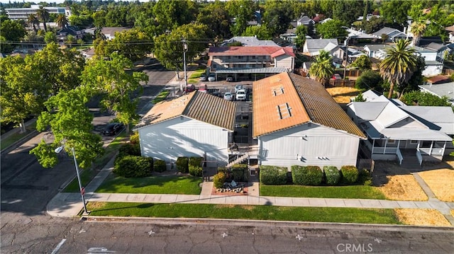 351 W 19th St, Merced, CA 95340 - aerial view of property and surrounding area