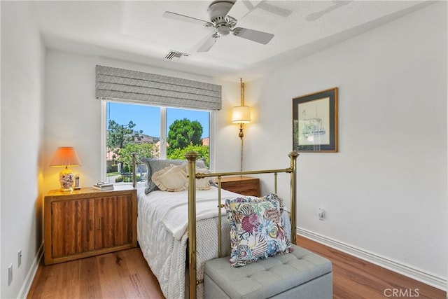 23256 Arelo Ct, Laguna Niguel, CA 92677 - bedroom featuring wood finished floors and a ceiling fan