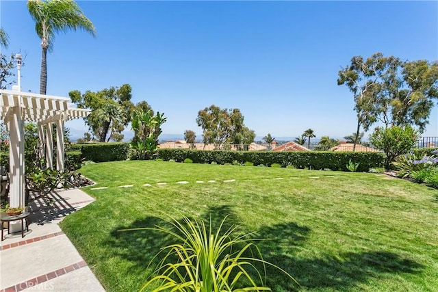 23256 Arelo Ct, Laguna Niguel, CA 92677 - view of yard featuring a pergola