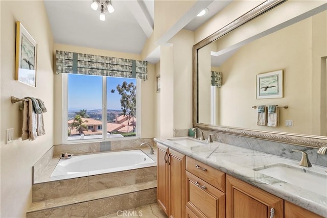 23256 Arelo Ct, Laguna Niguel, CA 92677 - full bath featuring a garden tub and double vanity