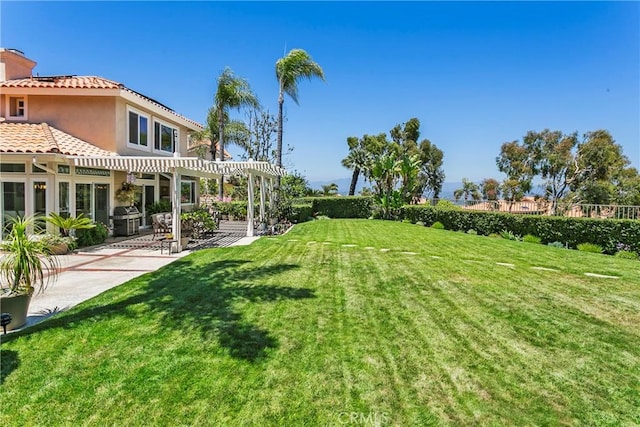 23256 Arelo Ct, Laguna Niguel, CA 92677 - view of yard with a pergola and a patio