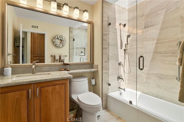 23256 Arelo Ct, Laguna Niguel, CA 92677 - full bathroom featuring vanity and bath / shower combo with glass door