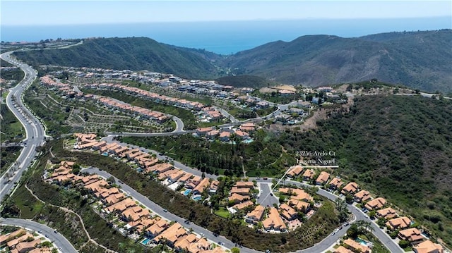 23256 Arelo Ct, Laguna Niguel, CA 92677 - aerial view of property and surrounding area with mountains and nearby suburban area