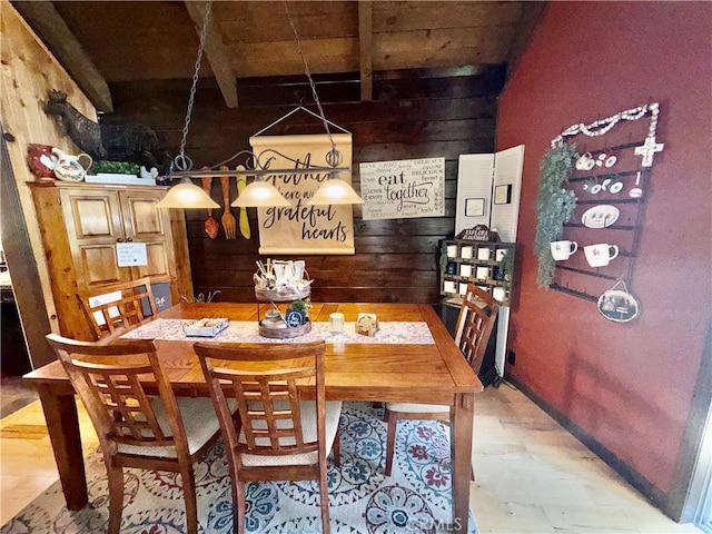 9312 Mountain Meadow Rd, Shingletown, CA 96088 - dining space featuring wooden walls
