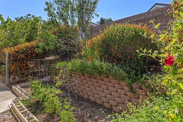 2000 Morongo Dr, Camarillo, CA 93012 - fenced backyard with a garden