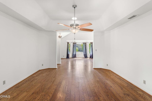 2000 Morongo Dr, Camarillo, CA 93012 - unfurnished room with ceiling fan and hardwood / wood-style floors