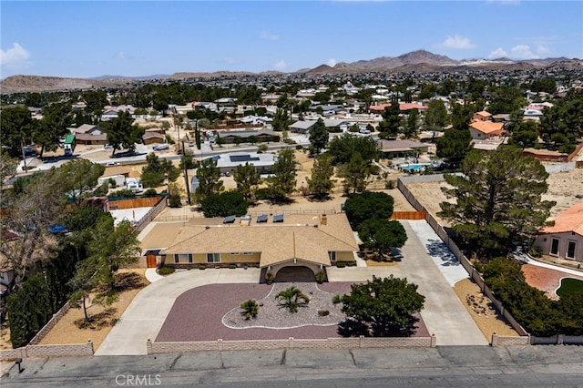 19082 Tecumseh Rd, Apple Valley, CA 92307 - aerial perspective of suburban area with a mountainous background