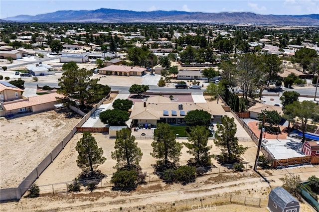 19082 Tecumseh Rd, Apple Valley, CA 92307 - aerial view of residential area featuring a mountain backdrop