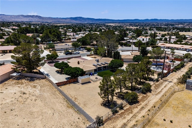 19082 Tecumseh Rd, Apple Valley, CA 92307 - aerial perspective of suburban area featuring mountains