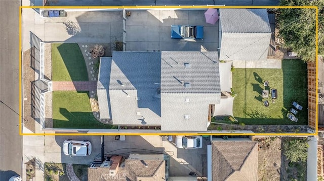 417 N Lamer St, Burbank, CA 91506 - aerial overview of property's location with property parcel outlined