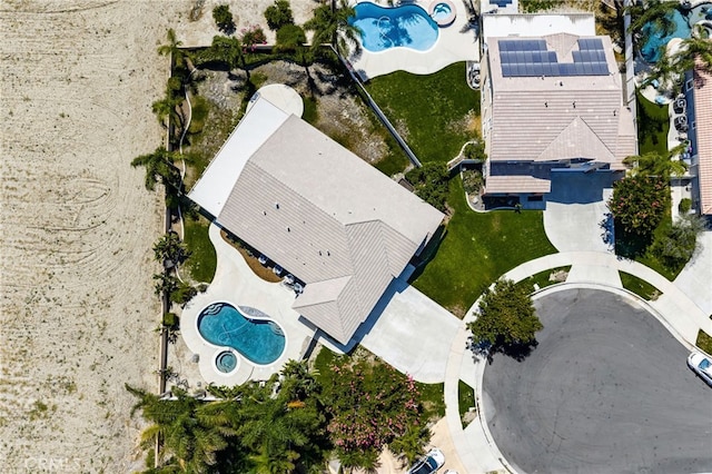 1909 Crystal Cove Ct, Redlands, CA 92374 - aerial view of a pool