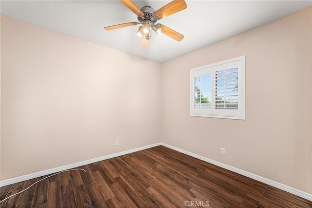 1909 Crystal Cove Ct, Redlands, CA 92374 - unfurnished room featuring dark wood-style floors and ceiling fan