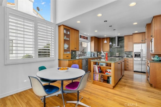 425 Via El Chico, Redondo Beach, CA 90277 - dining space featuring light wood finished floors and recessed lighting