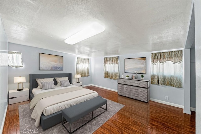 11244 Broadmead St, South El Monte, CA 91733 - bedroom with a textured ceiling and wood finished floors