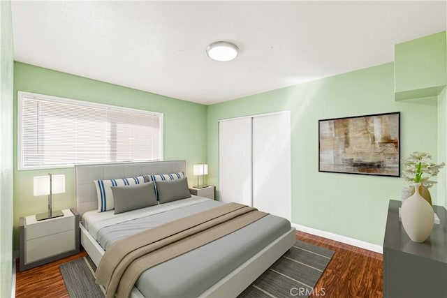11244 Broadmead St, South El Monte, CA 91733 - bedroom with a closet and wood finished floors