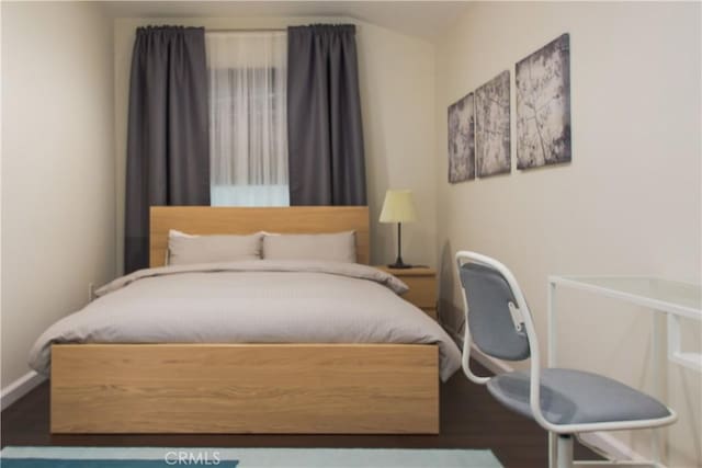 239 W Hillcrest Blvd, Inglewood, CA 90301 - bedroom with wood finished floors and vaulted ceiling