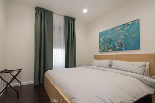 239 W Hillcrest Blvd, Inglewood, CA 90301 - bedroom with dark wood-type flooring and recessed lighting