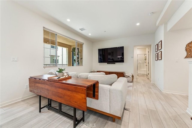 304 Floral Vw, Irvine, CA 92618 - living area featuring light wood-type flooring and recessed lighting