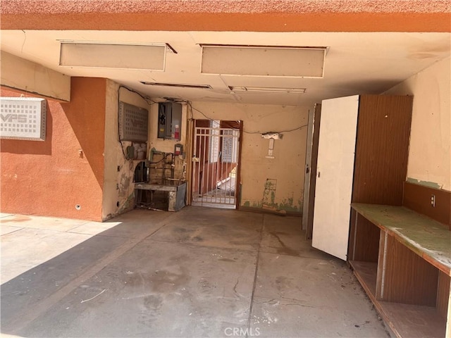 73455 Helms Rd, Desert Hot Springs, CA 92241 - garage featuring electric panel