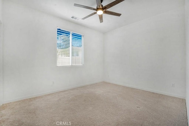 1246 Venice Ave, Mentone, CA 92359 - carpeted empty room featuring ceiling fan and baseboards