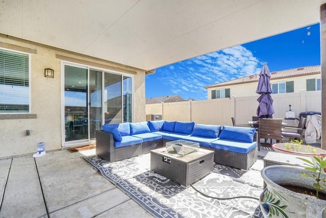 1246 Venice Ave, Mentone, CA 92359 - view of patio / terrace featuring outdoor lounge area