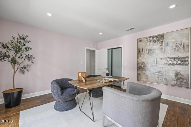 4961 Alcove Ave, Valley Village, CA 91607 - office space with wood finished floors and recessed lighting