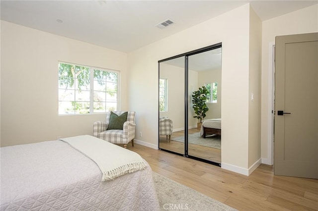 240 Rosemont Blvd, San Gabriel, CA 91775 - bedroom with light wood finished floors and a closet
