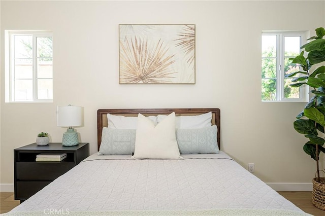 240 Rosemont Blvd, San Gabriel, CA 91775 - bedroom featuring baseboards and wood finished floors