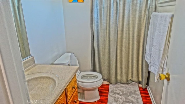 3210 S Center St, Santa Ana, CA 92704 - full bath with wood finished floors and vanity